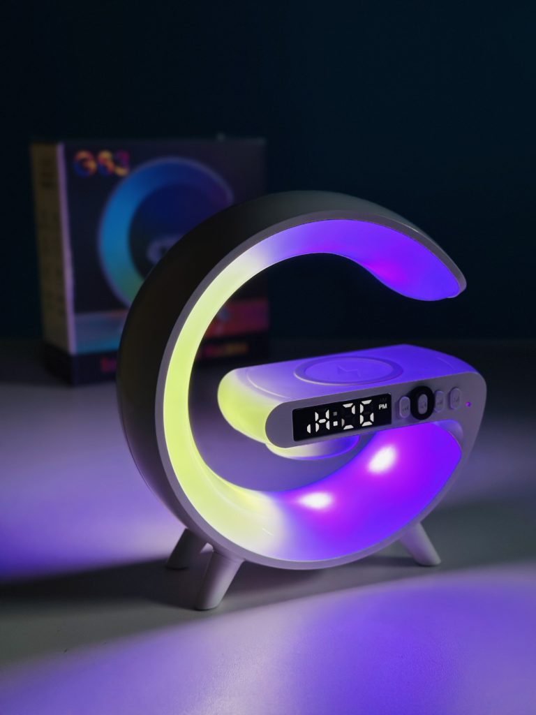 ntelligent Atmosphere RGB Light Bluetooth Speaker With Wireless Charging