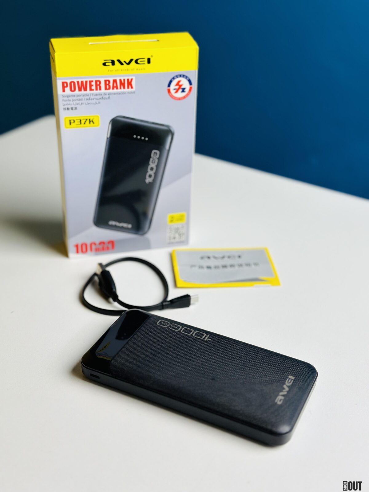 Awei P37K 10000mAh 2.1A Fast Charging Power Bank