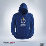 Power Of Faith Islamic Hoodie (Royal Blue)